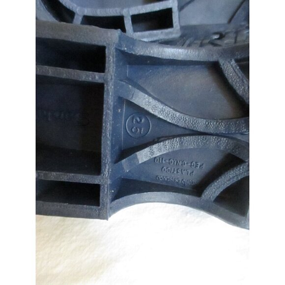 Vintage Womens Sandals 8 US 25 mexico Sandak Molded Rubber Blue Julieta NOS - Picture 5 of 8